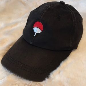 SKATEBOARD HAT with embroidery and pin-Good/Fair Condition